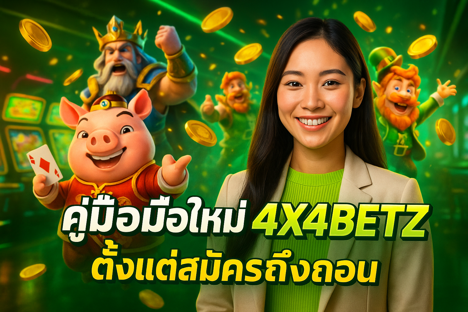 คู่มือมือใหม่ 4X4BETZ ตั้งแต่สมัครถึงถอน