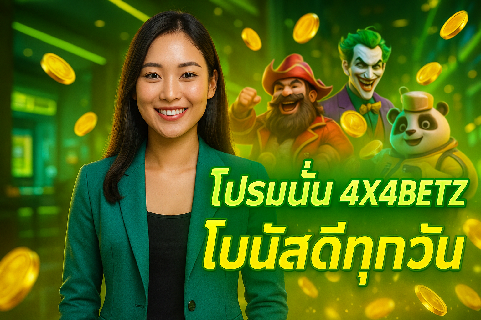 โปรโมชั่น 4X4BETZ โบนัสดีทุกวัน