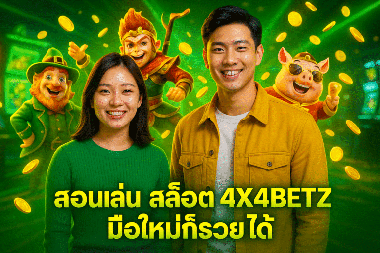 สอนเล่น สล็อต 4X4BETZ มือใหม่ก็รวยได้