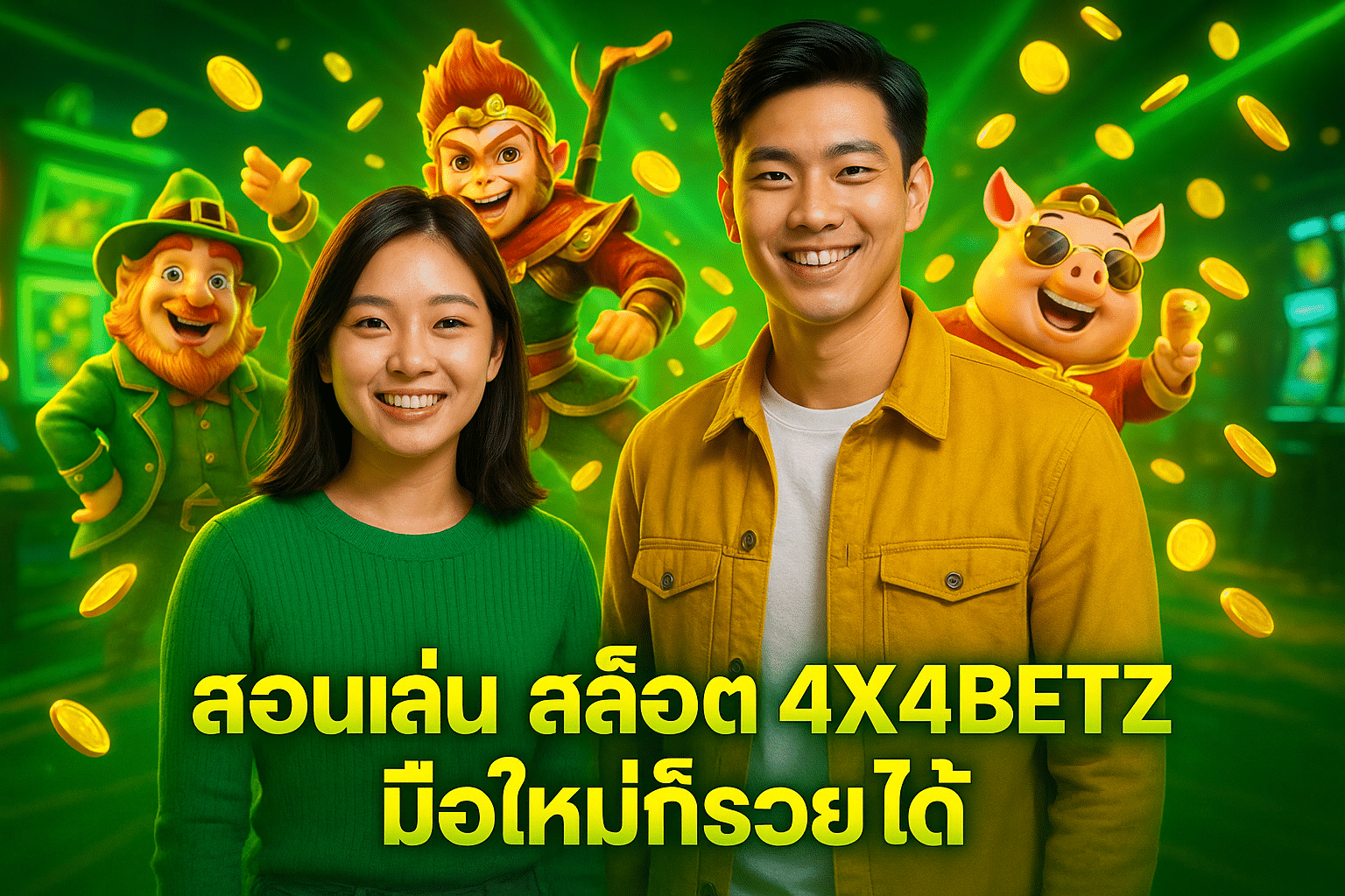 สอนเล่น สล็อต 4X4BETZ มือใหม่ก็รวยได้