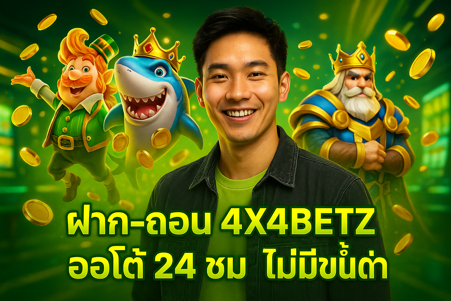 ฝาก-ถอน 4X4BETZ ออโต้ 24 ชม ไม่มีขั้นต่ำ