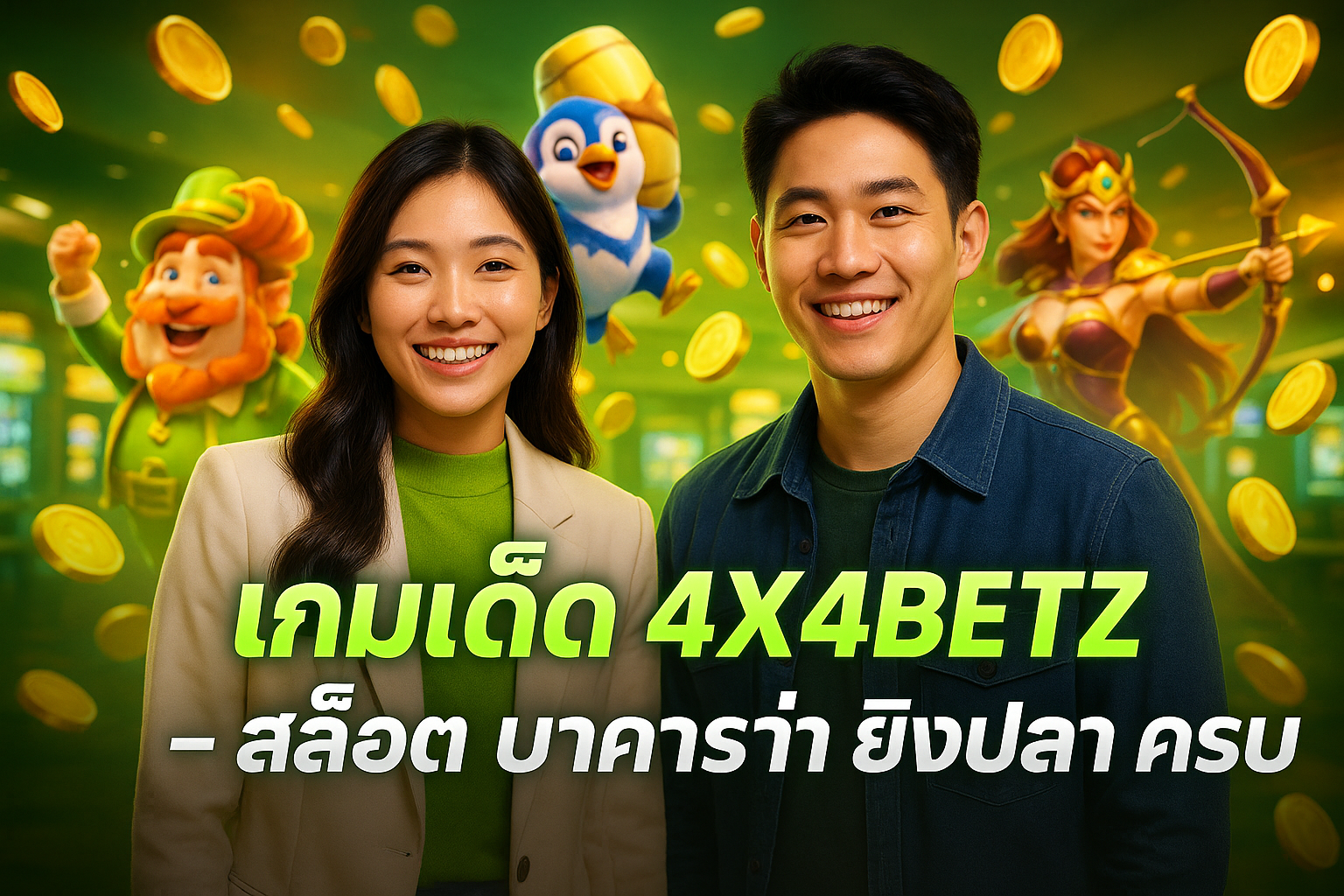 เกมเด็ด 4X4BETZ สล็อต บาคาร่า ยิงปลา ครบ